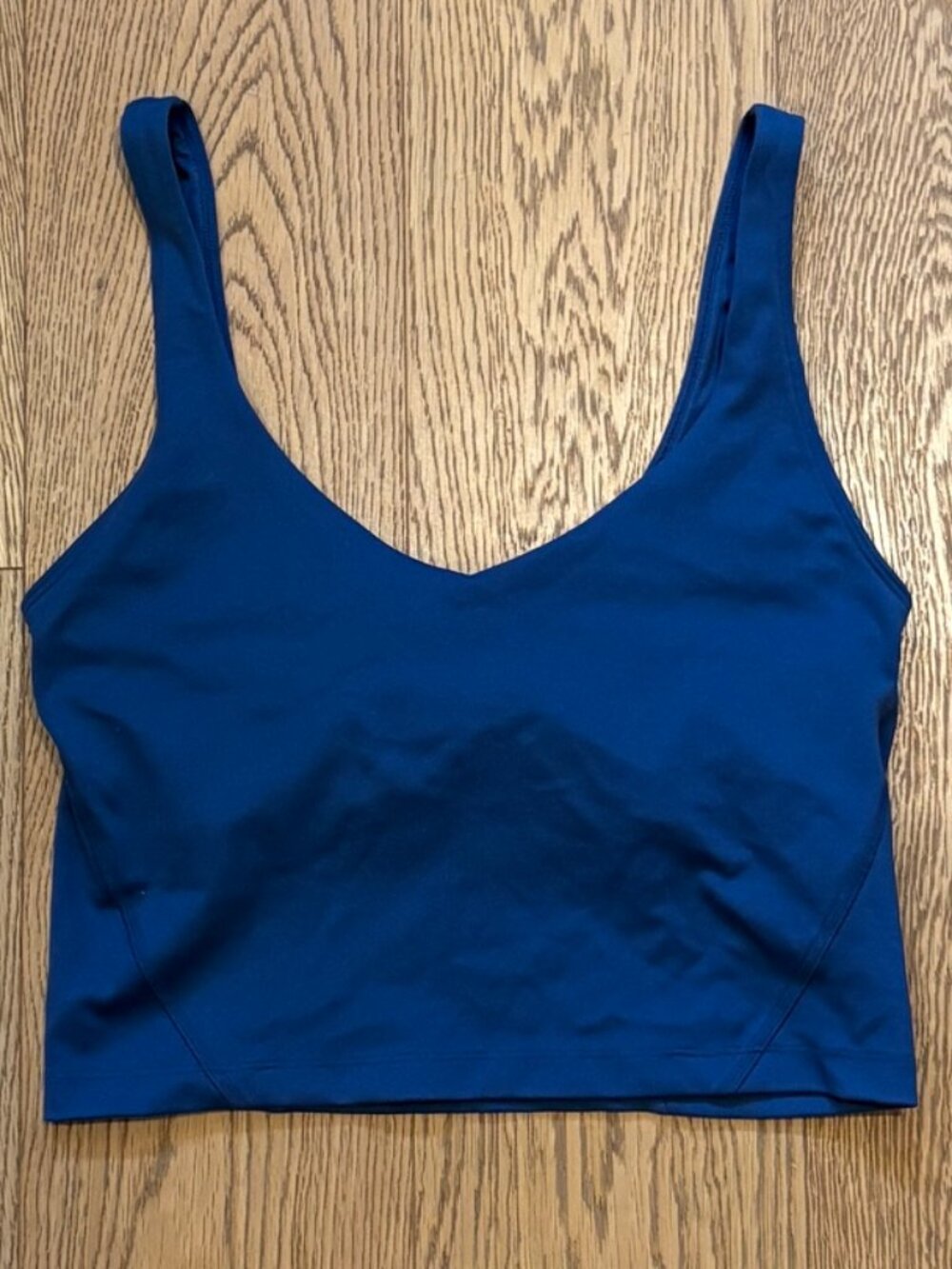 Hollister - Gilly Hicks Go Recharge Athletic Cropped Top - Blue - Size M